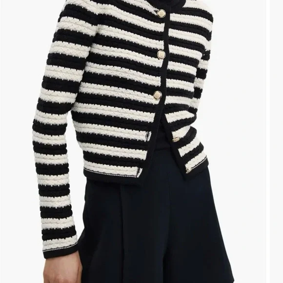 Mango Stripe Cardigan (New) - Picture 1 of 7